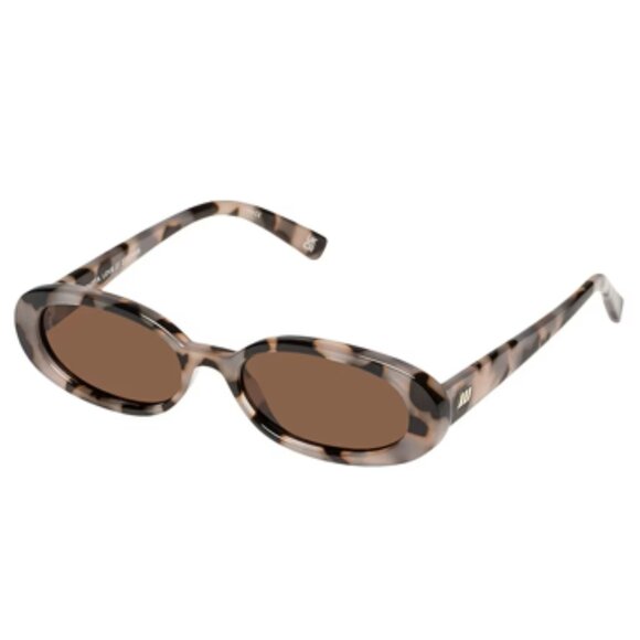 Le Specs | Outta Love Sunglasses in Cookie Tort & Smokey Brown Mono